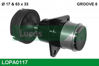 LUCAS ENGINE DRIVE lopa0117 -  Механизм свободного хода генератора